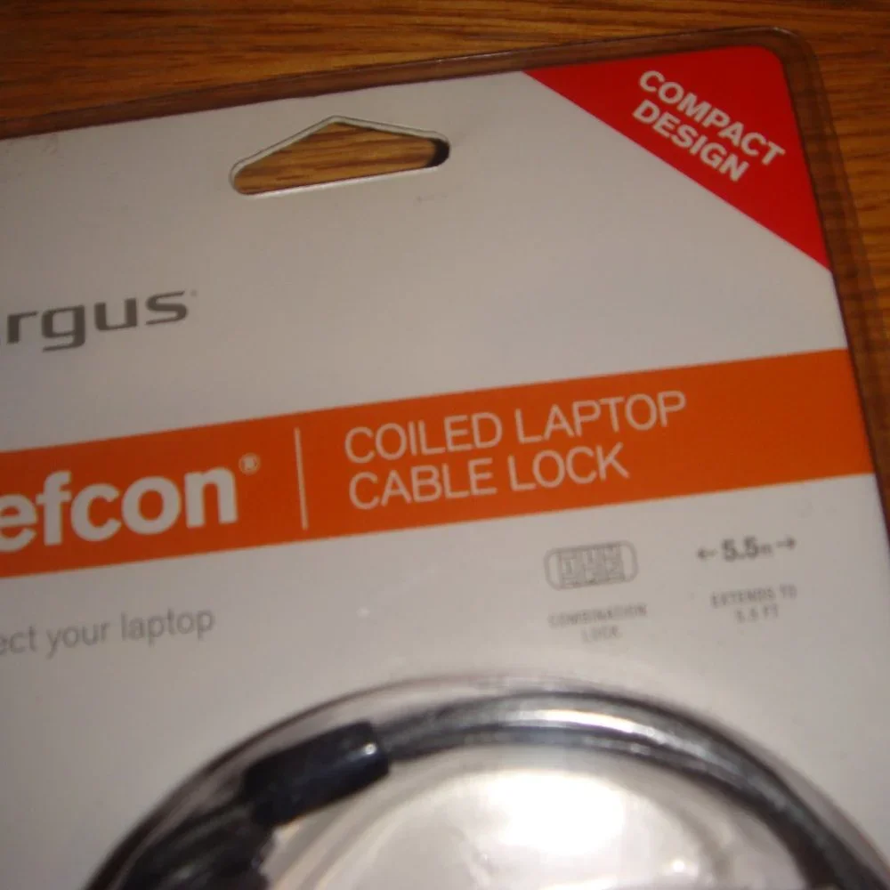Targus Defcon Coil Laptop Cable Lock